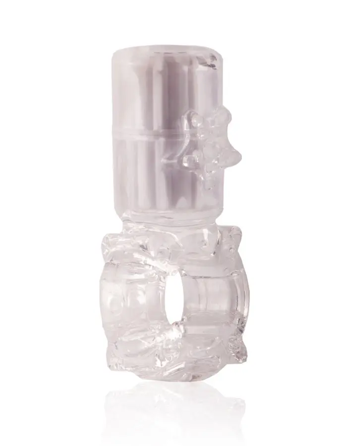 Big Omg Vibrating Ring - Clear - Each