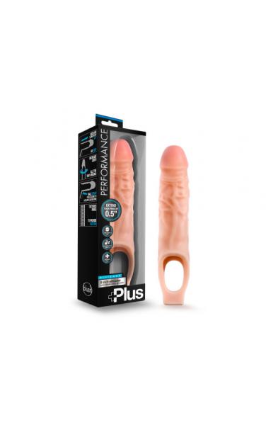 Performance Plus - 9 Inch Silicone Cock Sheath  Penis Extender - Vanilla