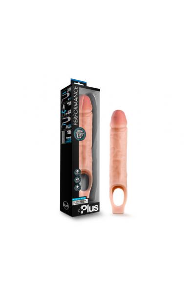 Performance Plus - 10 Inch Silicone Cock Sheath Penis Extender - Vanilla