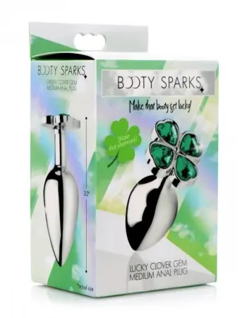 Lucky Clover Gem Anal Plug - Medium