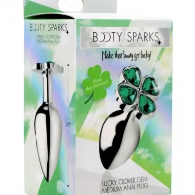 Lucky Clover Gem Anal Plug - Medium