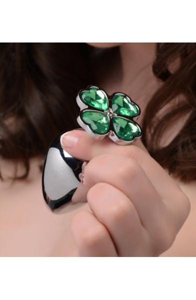 Lucky Clover Gem Anal Plug - Medium