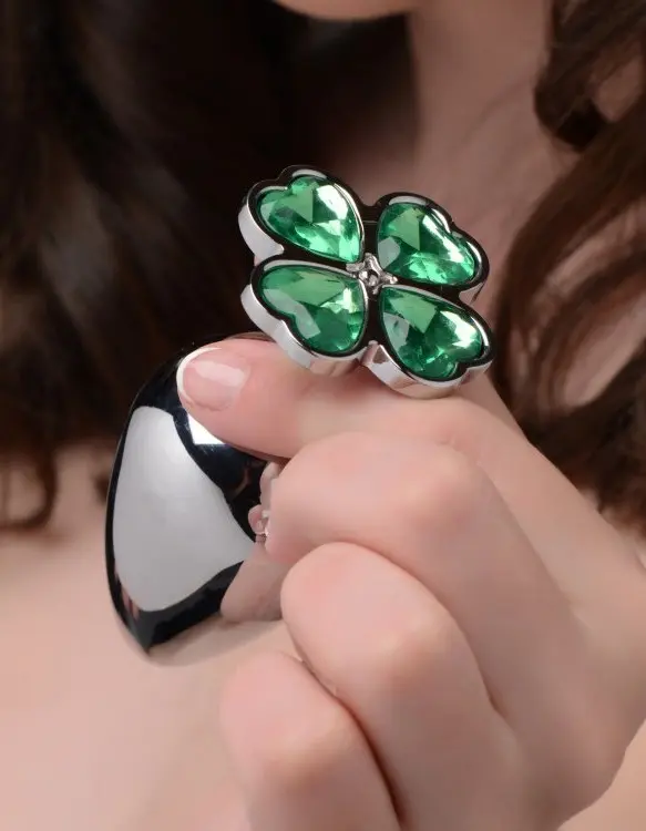Lucky Clover Gem Anal Plug - Medium