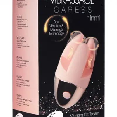 Vibrassage Caress Vibrating Clit Teaser- Pink