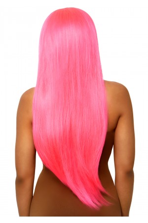 Long Straight Wig 33 Inch - Pink