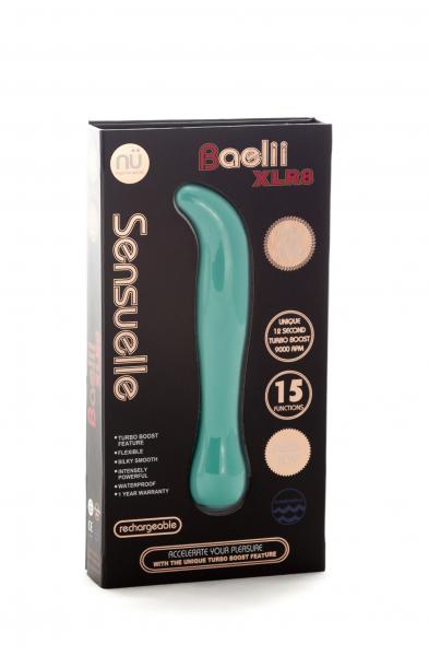 Sensuelle Baelii Xlr8 15 Funtion Flexi G-Spot Vibe - Electric Blue