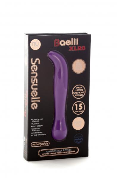 Sensuelle Baelii Xlr8 15 Funtion Flexi G-Spot Vibe - Ultra Violet