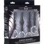 4 Piece Silicone Anal Ringed Rimmer Set