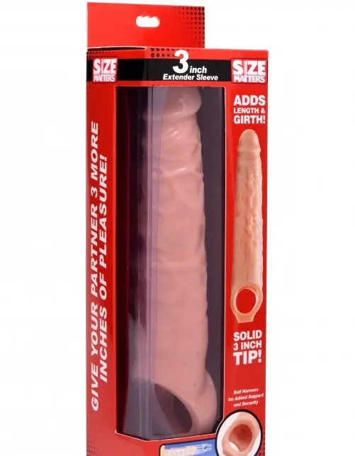 3 Inch Extender Sleeve - Flesh