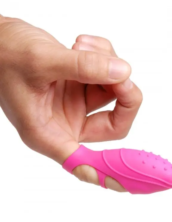 Bang Her Silicone G-Spot Finger Vibe Pink