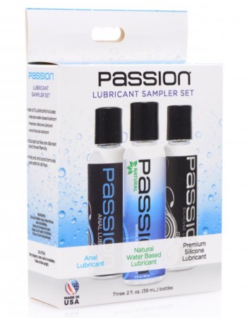 Passion Lubricant 3 Piece Sampler Set