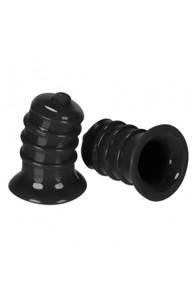 Hunkyjunk Elong Nipsuckers - Black