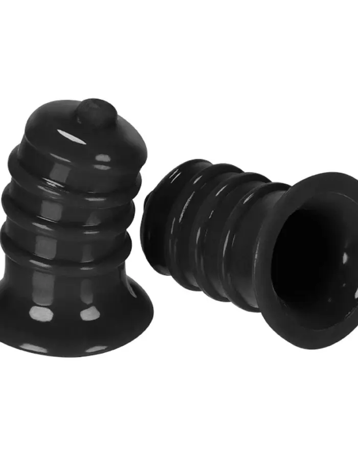 Hunkyjunk Elong Nipsuckers - Black