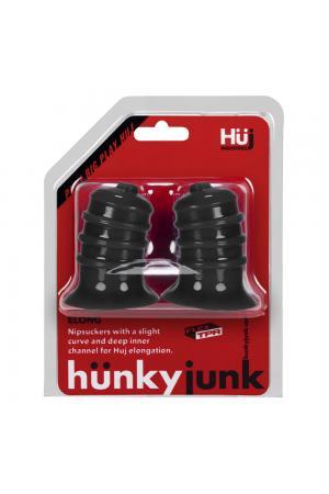 Hunkyjunk Elong Nipsuckers - Black