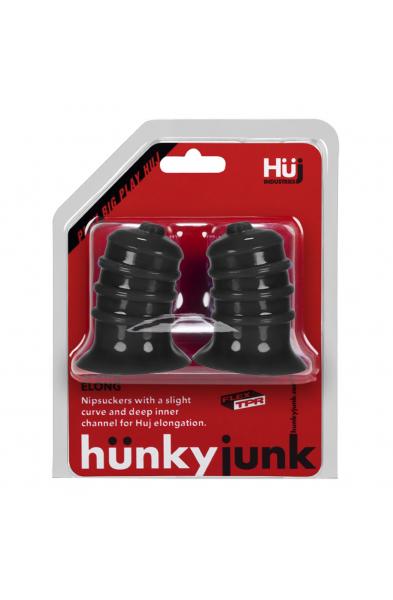 Hunkyjunk Elong Nipsuckers - Black