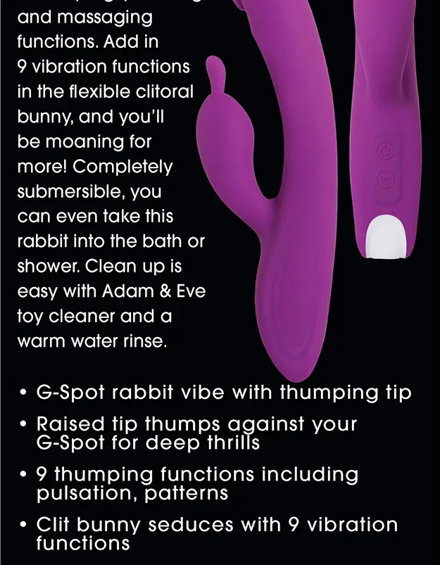 Eve's Deluxe Rabbit Thumper - Purple