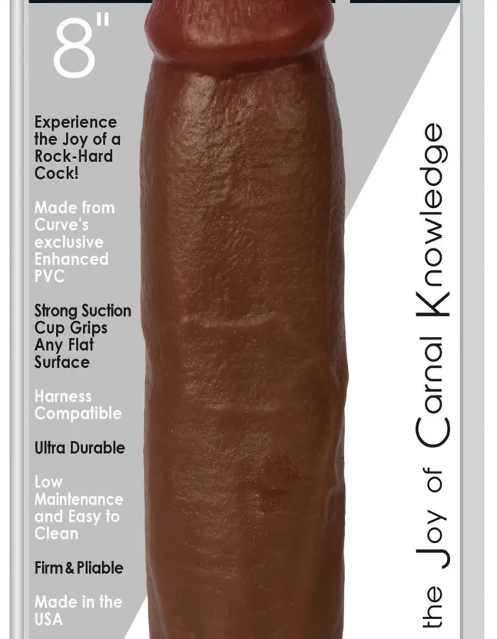 Jock 8 Inch Dong - Chocolate