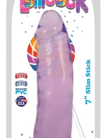 Lollicock 7 Inch Slim Stick - Grape Ice