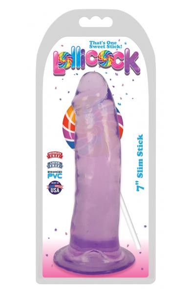 Lollicock 7 Inch Slim Stick - Grape Ice