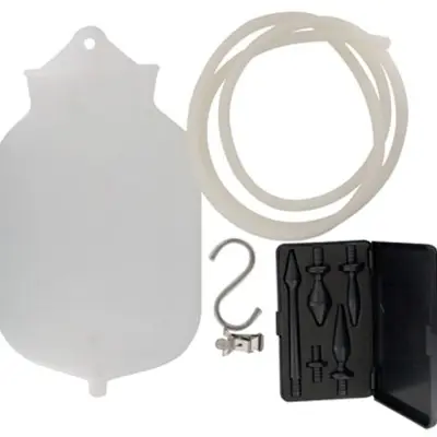 Cleanstream Premium Silicone Enema Set