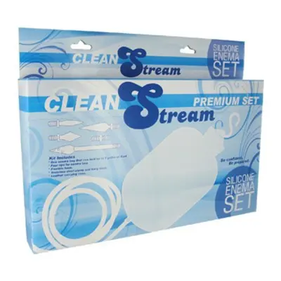 Cleanstream Premium Silicone Enema Set