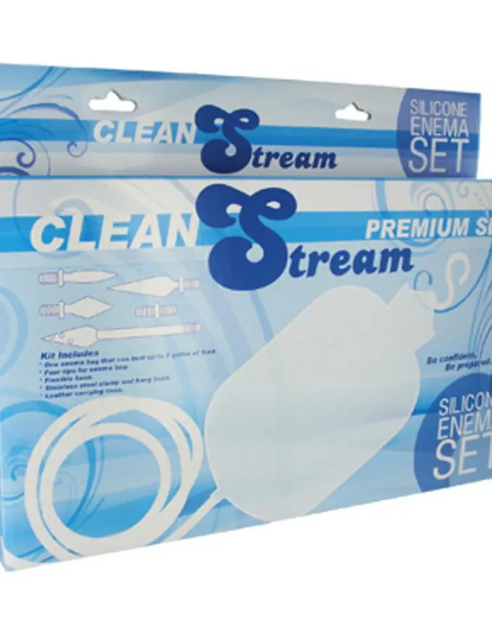 Cleanstream Premium Silicone Enema Set