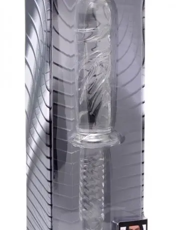 Brutus Glass Dildo Thruster - Clear