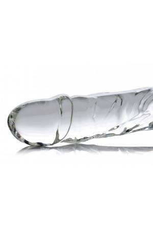 Brutus Glass Dildo Thruster - Clear