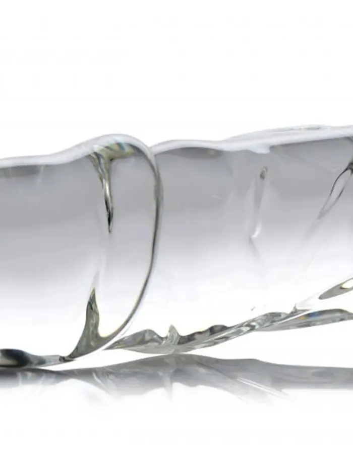 Brutus Glass Dildo Thruster - Clear