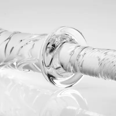 Brutus Glass Dildo Thruster - Clear