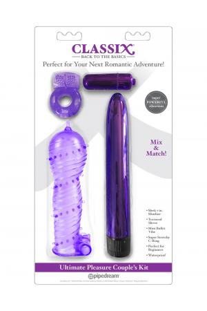 Classix Ultimate Pleasure Couples Kit - Purple