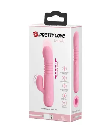 Pretty Love Leopold G-Spot Vibrator - Pink