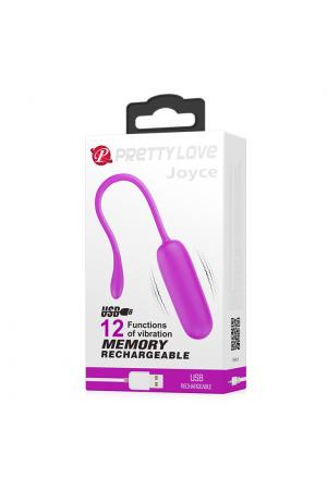 Pretty Love Joyce Vibrating Egg - Fuchsia