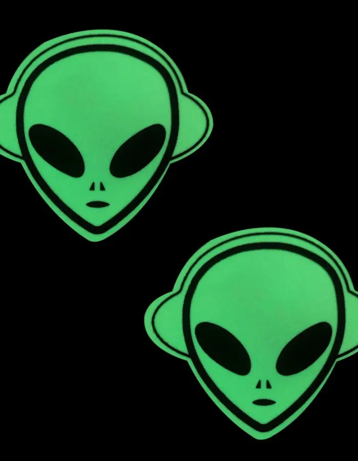 Glow in the Dark Alien Pasties