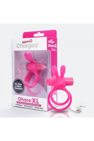 Charged Ohare XL Wearable Rabbit Vibe - Pink - 6 Count Box