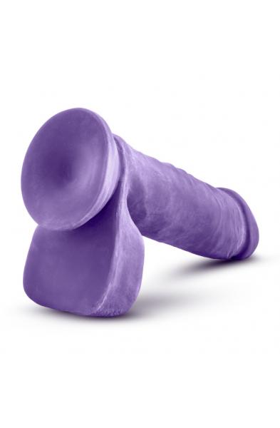 Au Natural - Bold - Hero - 8 Inch Dildo - Purple