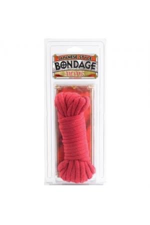 Bondage Rope - Cotton - Japanese Style - Red