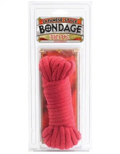 Bondage Rope - Cotton - Japanese Style - Red