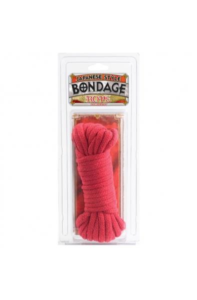 Bondage Rope - Cotton - Japanese Style - Red