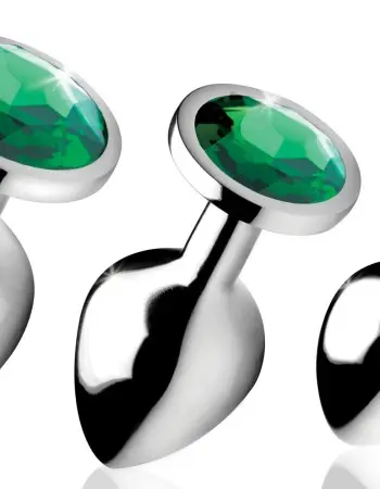 Emerald Gem Anal Plug Set