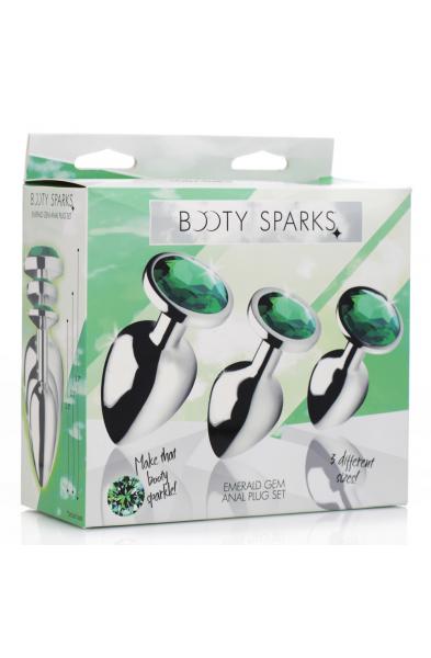 Emerald Gem Anal Plug Set