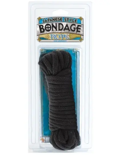 Bondage Rope - Cotton - Japanese Style - Black