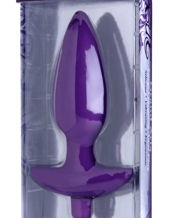 Aria Vibrating Silicone Anal Plug - Large