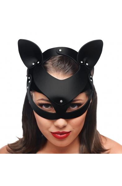 Black Cat Tail Anal Plug and Mask Set