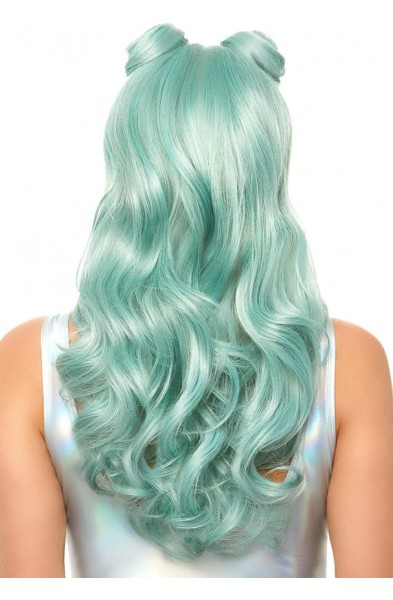 Long Beachy Buns Wig - Sage