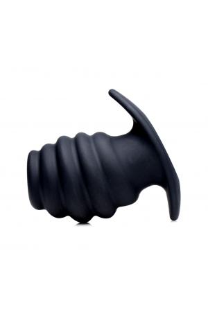 Hive Ass Tunnel Silicone Ribbed Hollow Anal Plug - Medium