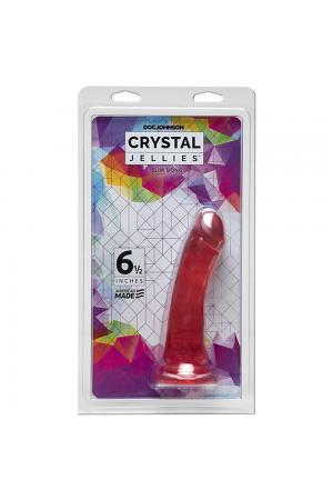 Crystal Jellies - 6.5 Inch Slim Dong - Pink