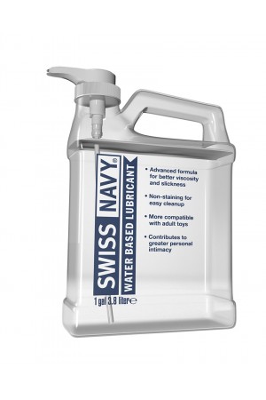 Swiss Navy Water-Based Lubricant 1 Gallon