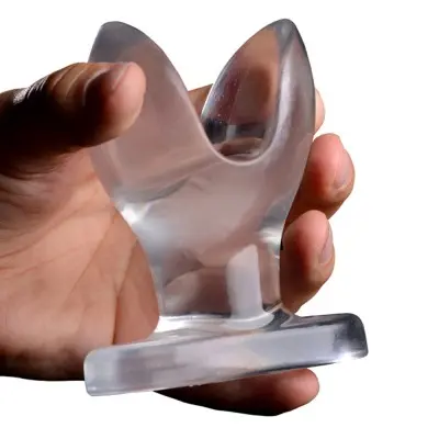 Anchored Clear Anal Plug