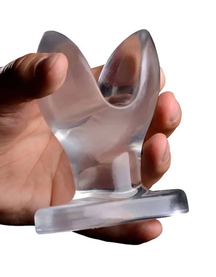 Anchored Clear Anal Plug